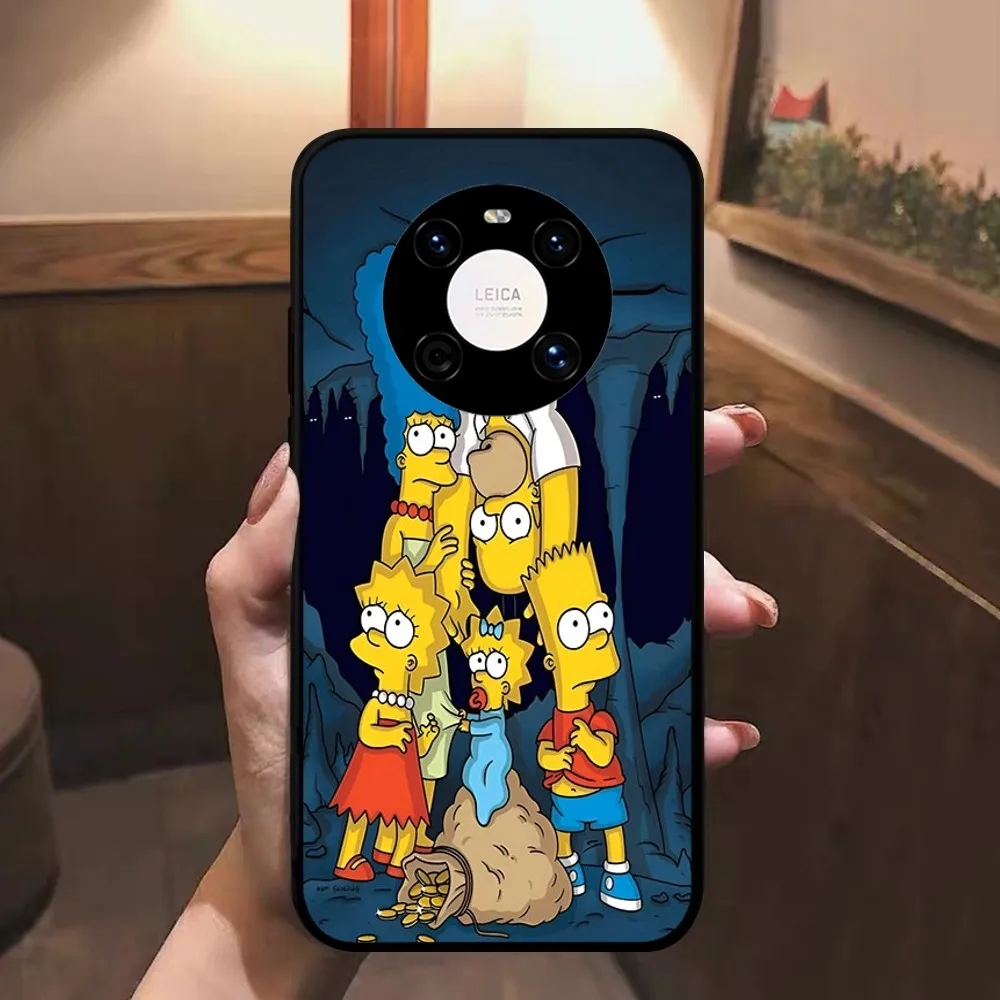 Cartoon Homer S-Simpson Phone Case For Huawei Mate 10 20 30 40 50 Lite Pro Nova 3 3i 5 6 SE 7 7SE