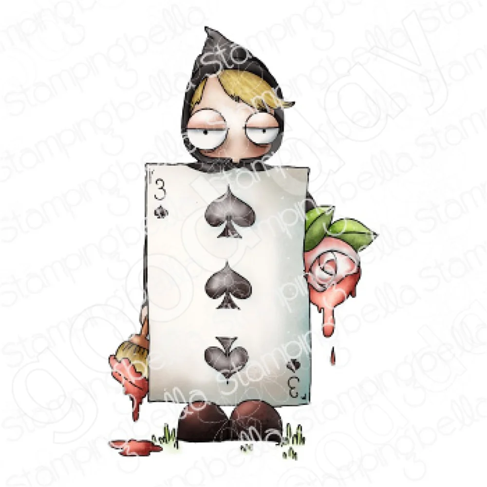 

New Oddball Playing Card Cutting Dies Stamps Scrapbook Diary Decoration Stencil Embossing Template Diy Greeting Card Handmade