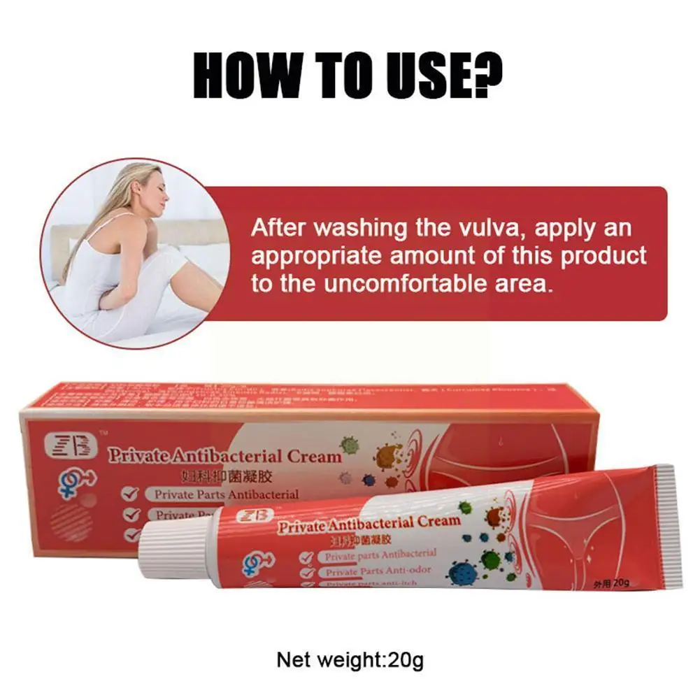 

Гинекологический Антибактериальный крем, 20 г, травяной пластырь, частные детали, антибактериальный, против запаха, против зуда для женского...