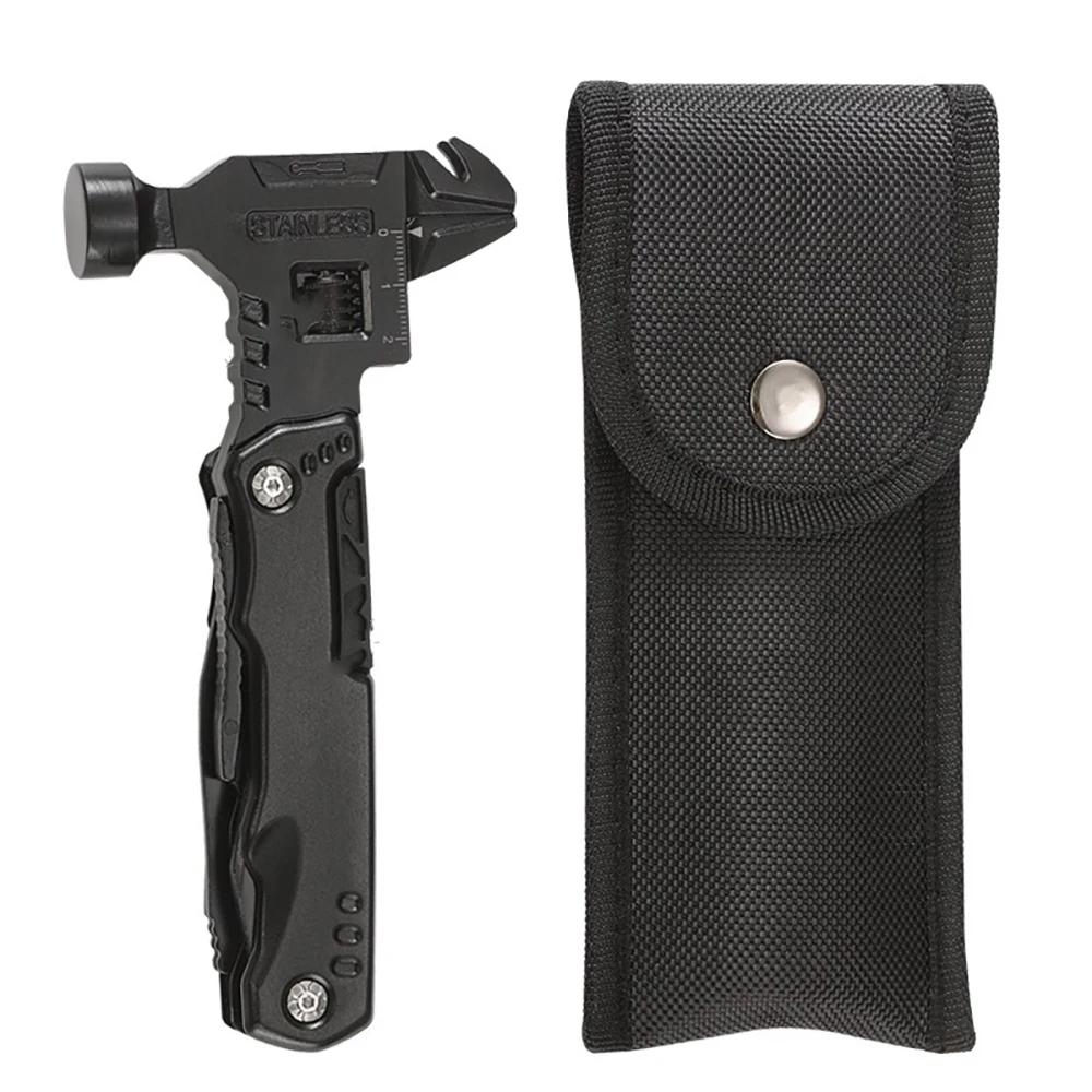 

Multi Wrench Hammer Army Knives Combination Universal Folding Pliers EDC Tool Outdoor Camping Adjustable Wrench Combination Tool