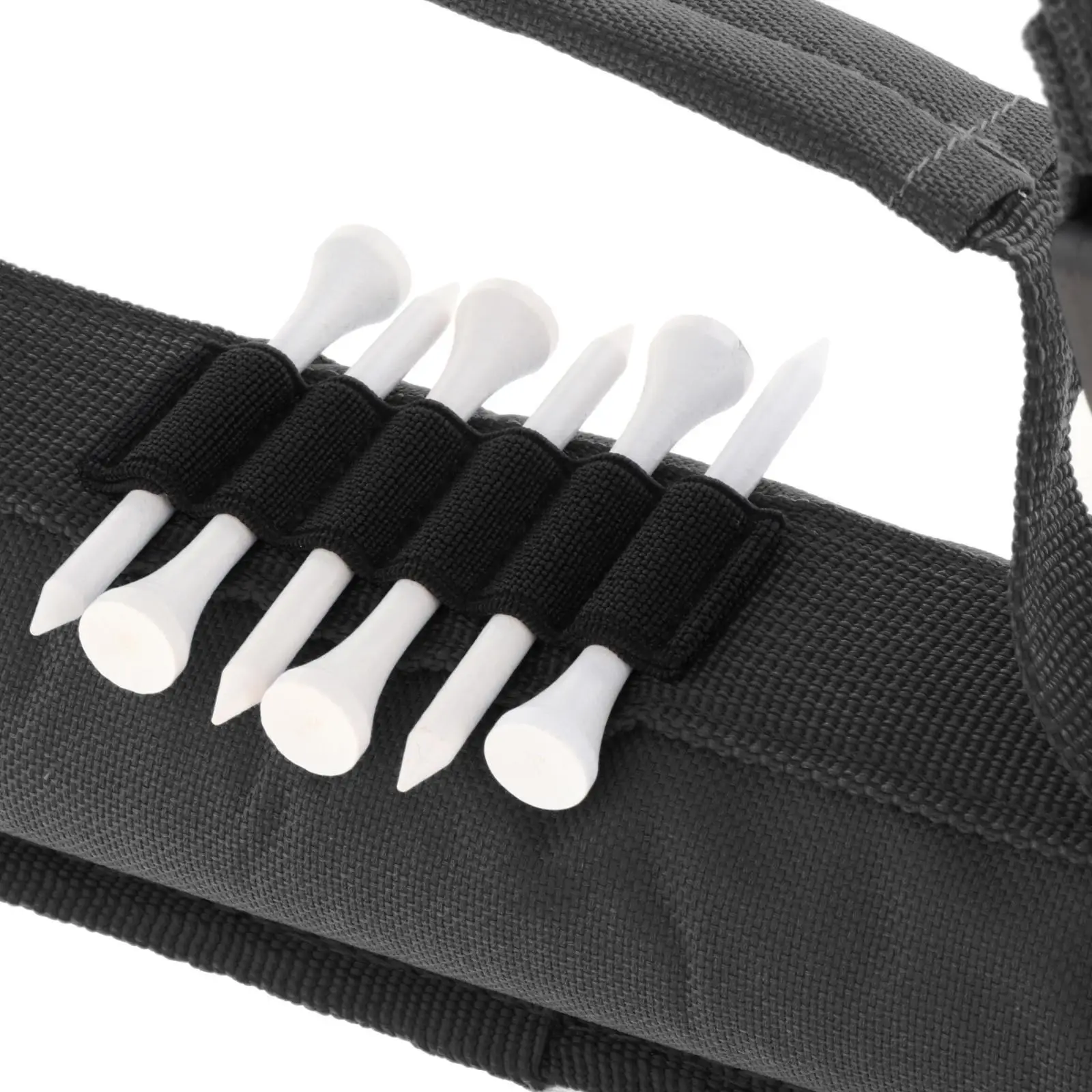 

Golf Club Carry Bag with Ball Pouch Course Training Case Mini Carrier Black