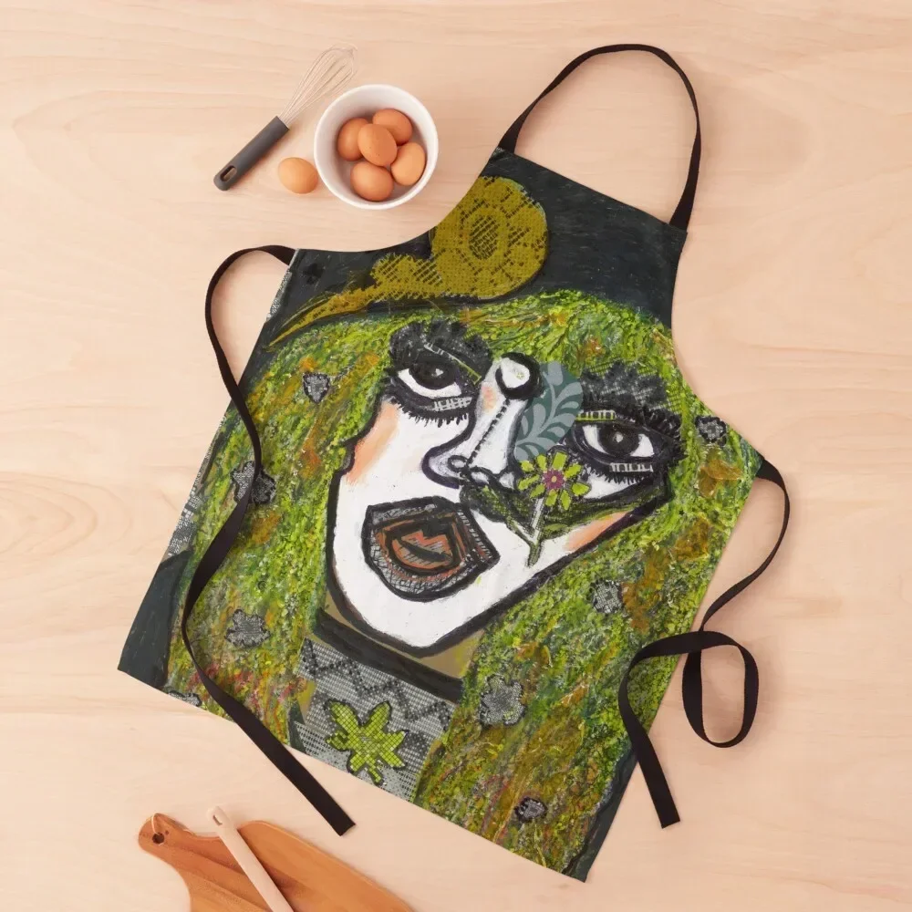 Фартук Stevie с коллажем для домашних аксессуаров кухонный роман кухонные