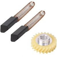 w10112253 9706416 motor brush w10380496 4162897 mixer worm drive gear for kitchenaid stand a pair of motor brushes