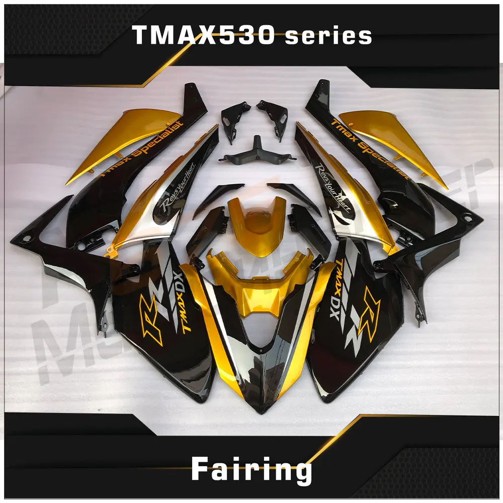 

High Quality Tmax530 Fairing Kit Bodywork Bolts for Yamaha Tmax 530 2017 2018 2019 Tmax DX RR Fairing ABS Plastic Injection Gold