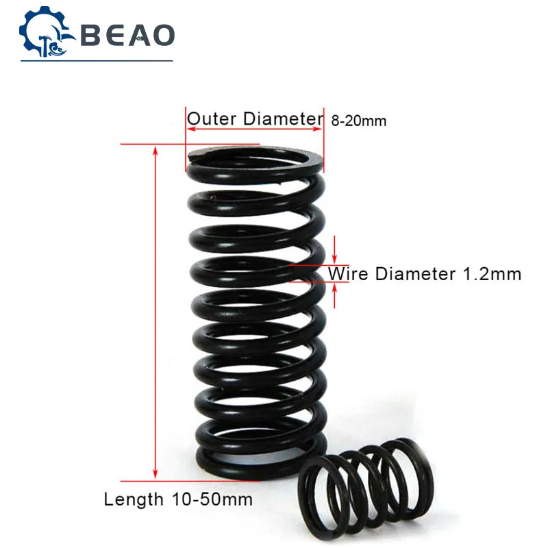 

Пружины давления из марганцевой стали 5 шт.