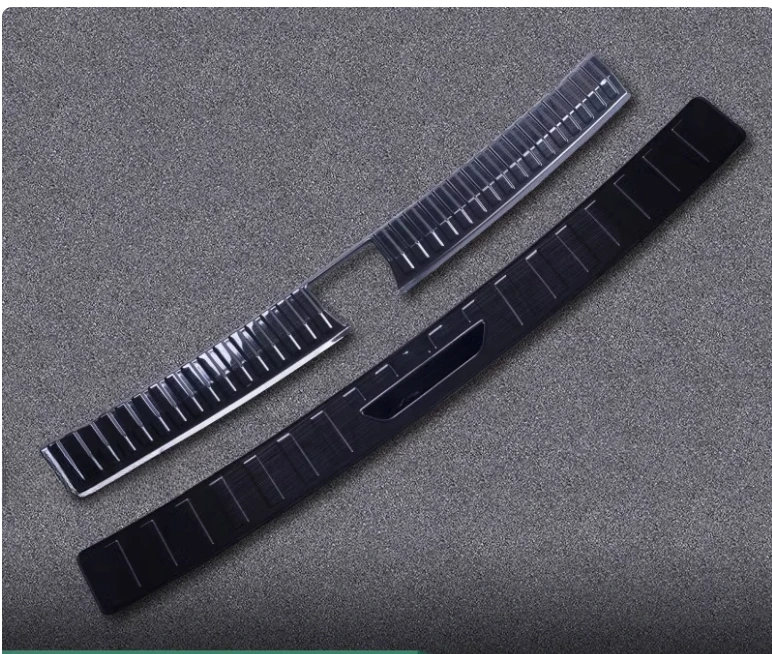 

Бампер багажника для Volkswagen Tiguan L pro 2017-2024, автомобильные аксессуары, защита заднего крыла из нержавеющей стали, накладка на порог, украшение