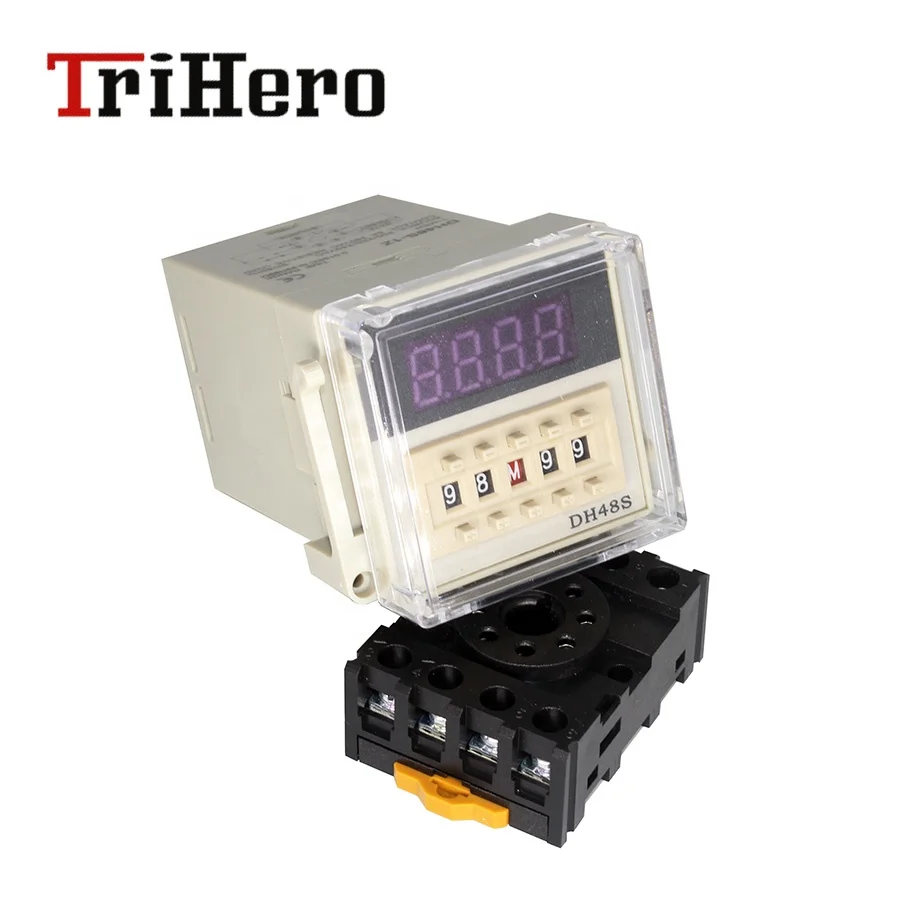 

DH48S-1Z Digital time relay 220V 24V12V 380V 8 pin delay timer
