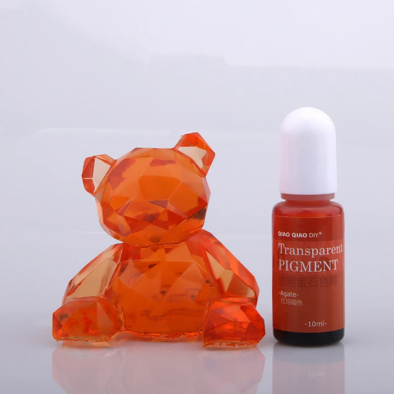 

10ml Crystal UV Epoxy Resin Pigments DIY Resin Crafts Liquid Dye Gem Oily Colorant Alcohol Ink Dye Candle Making Accessorie
