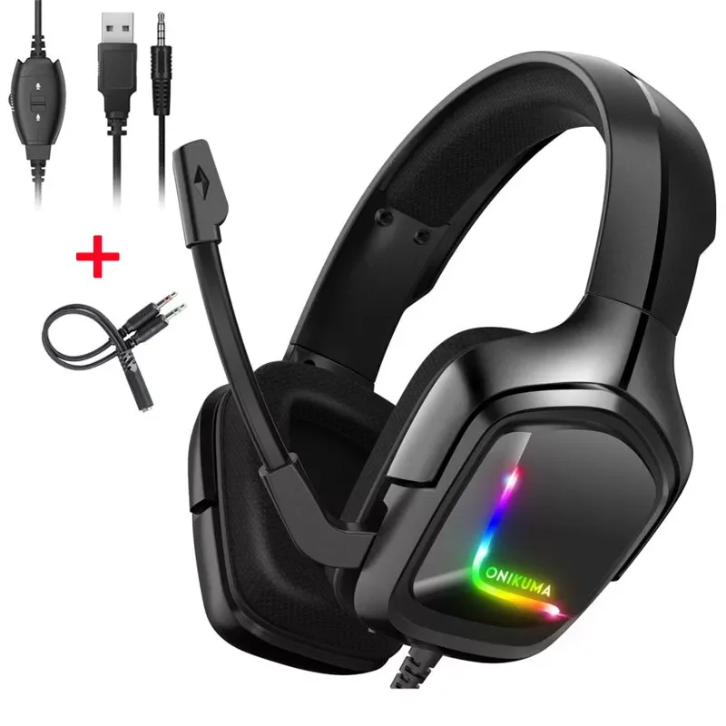 2020 гарнитура для PS4 камуфляжный шлем проводные игровые стереонаушники ПК с