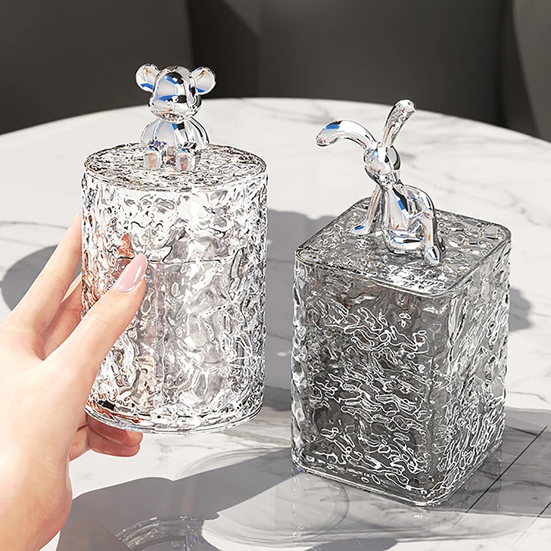 Креативная коробка для зубочисток с кроликом хранения ватных тампонов держатель