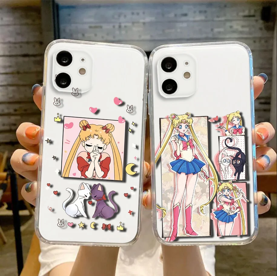 Мягкий чехол в стиле аниме Сейлор Мун для LG K71 K8 Plus K9 Lite Q510 K92 Q92 Stylo 6 7 V40 V50 V60 Velvet G9 X4