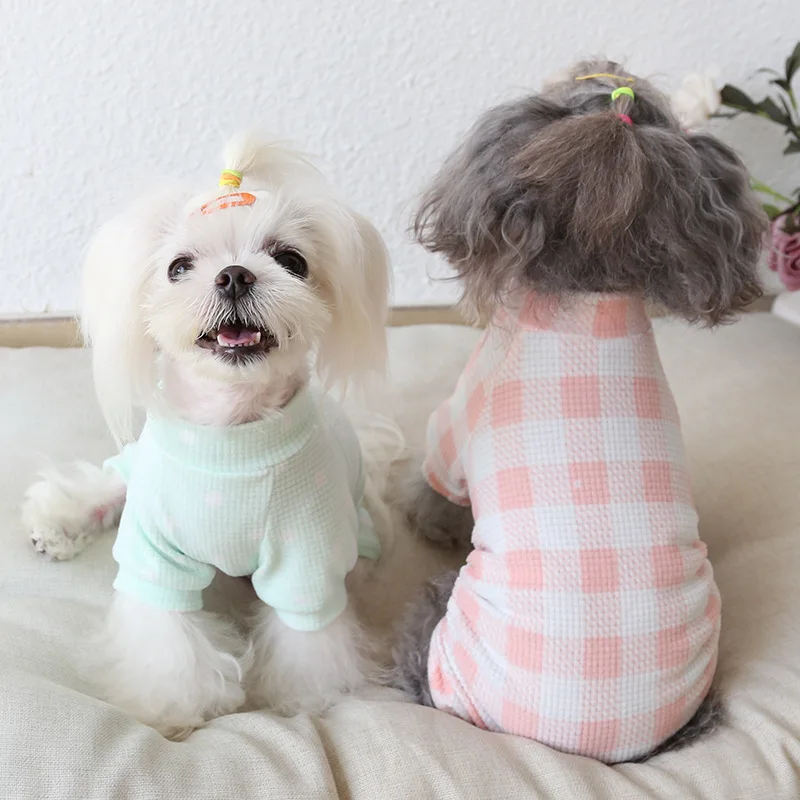 Nightclothes Dog Puppy Clothes Jumpsuits Winter Dog Pajama