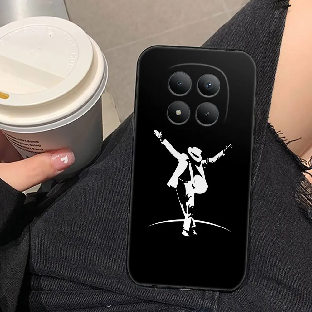 Фото Чехол для телефона Xiaomi Redmi Note 15 14 13 12 12S 11 11T 11S 10 10S 9 Pro PLUS, чехол-накладка M-Michael J-Jackson Singer №5