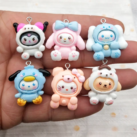 10 шт., шармы Potdemiel, цинковый сплав