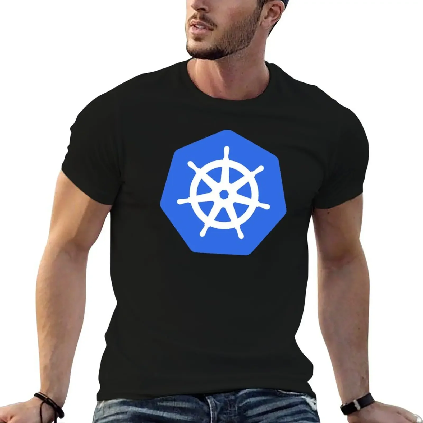 Футболка Kubernetes с шестигранной головкой мужская футболка большого размера