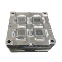 square box cover mould pp cap injection molding