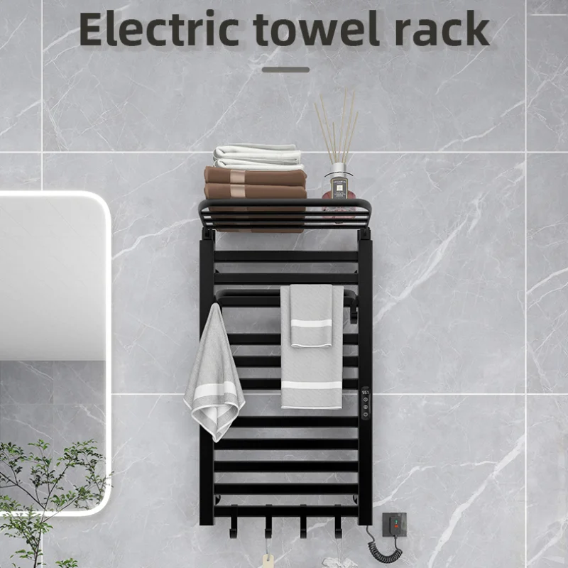 

Smart Home Bathroom Electric Towel Rack Temperature&Time Control Digital Display Heating Towel Rack Towel Dryer Heater TowelR850