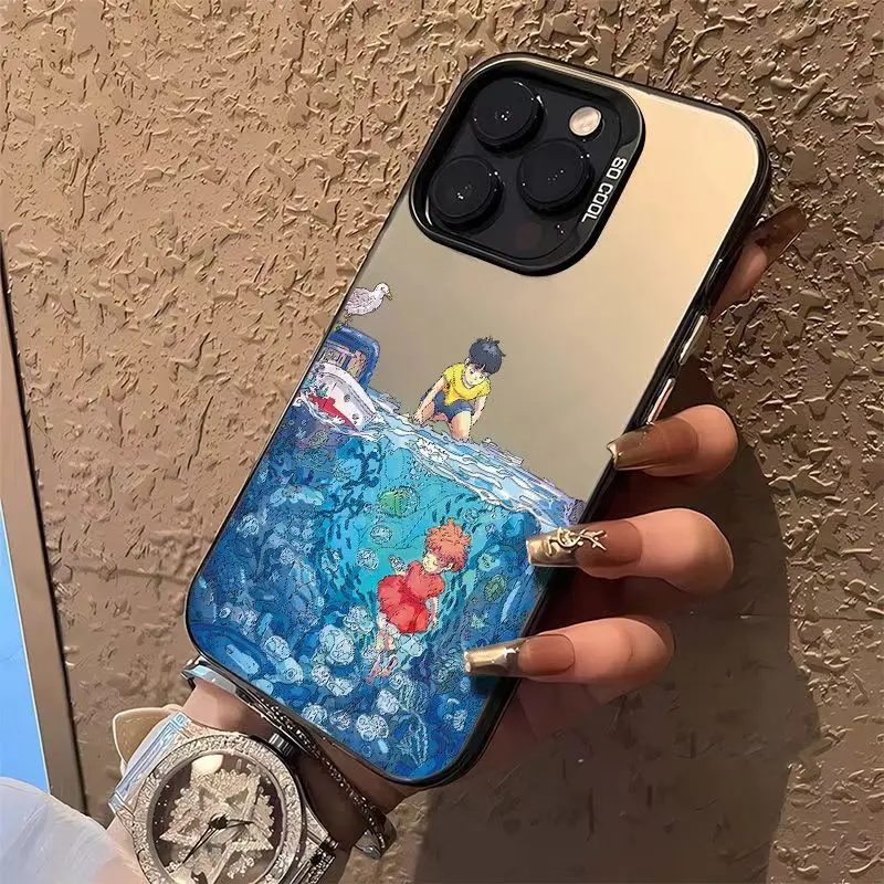 Anime Phone Case for P-Ponyos on the CliffS Xiaomi Mi 14T 14 13 12 12T 11 Lite Poco X6 F6 F5 X5 F4 F3 X3 GT Pro 4G 5G Back Cover