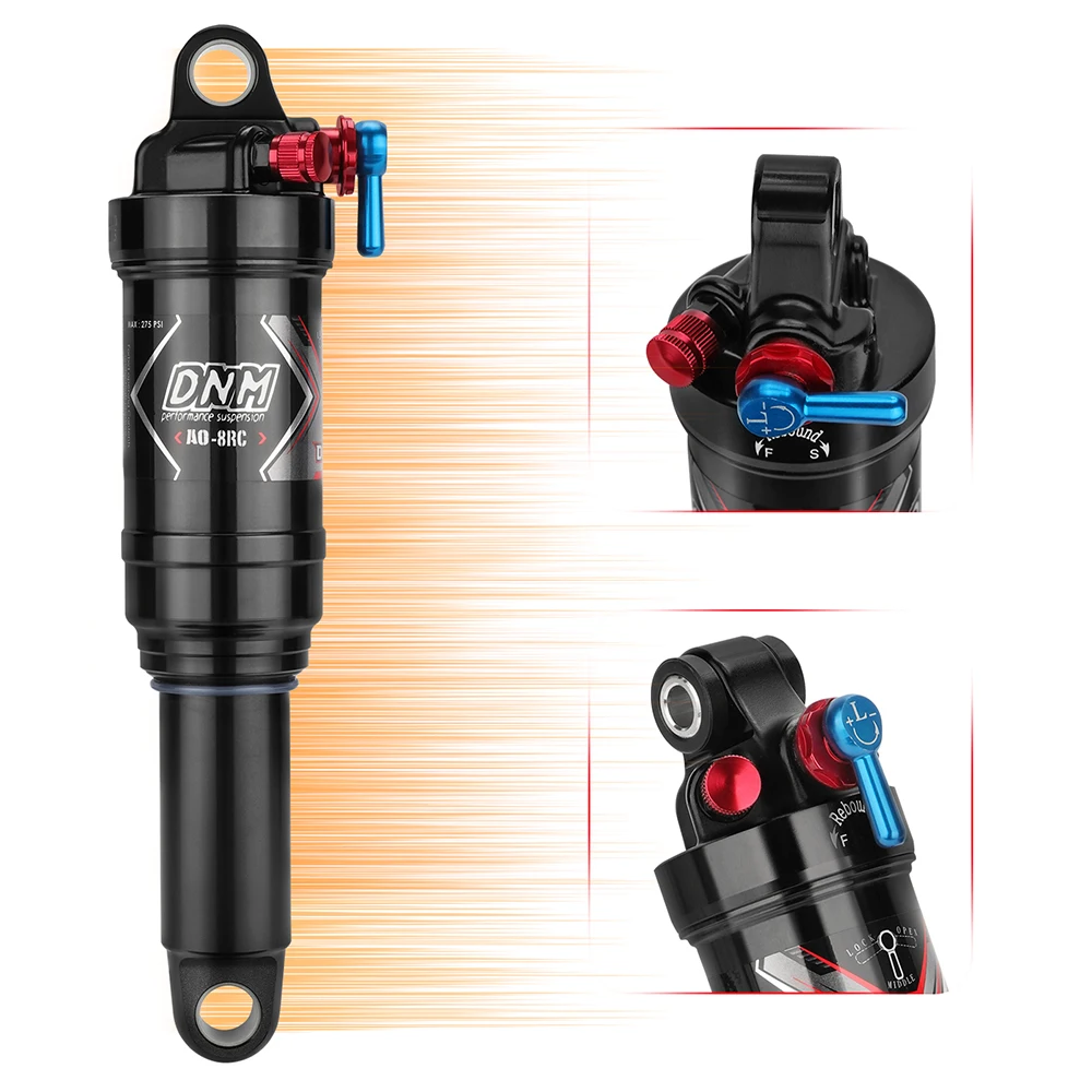 DNM AO-8RC задний амортизатор для велосипеда 165/190/200/210/230 мм пневматическая подвеска