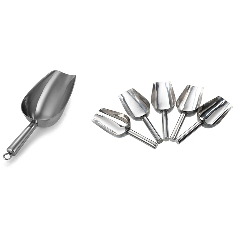 

5Pcs Food Flour Sugar Confectionery Cereal Ice Shovel With Shovel Of Food Ice Flour Grain Pastry Sugar Cereal Bar