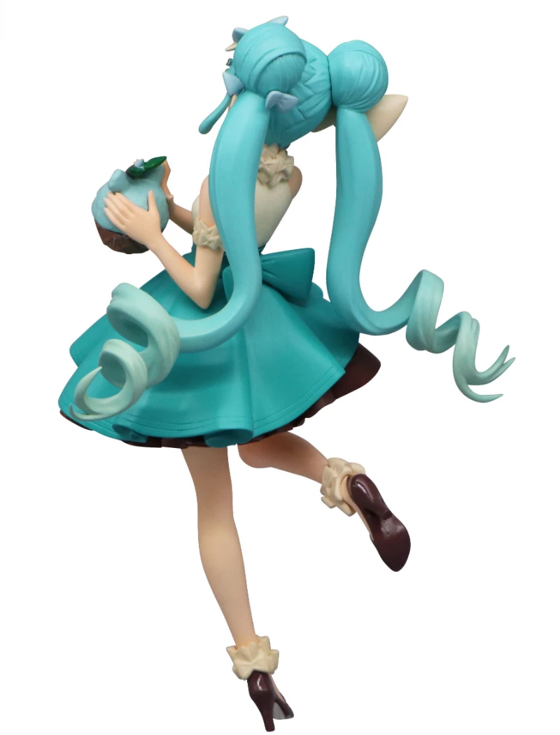Фото Фигура FuRyu Original: sweetsweet серии MIKU мята шоколад 17 см ПВХ фигура аниме модель игрушки Фигурки Коллекционная кукла подарок №4