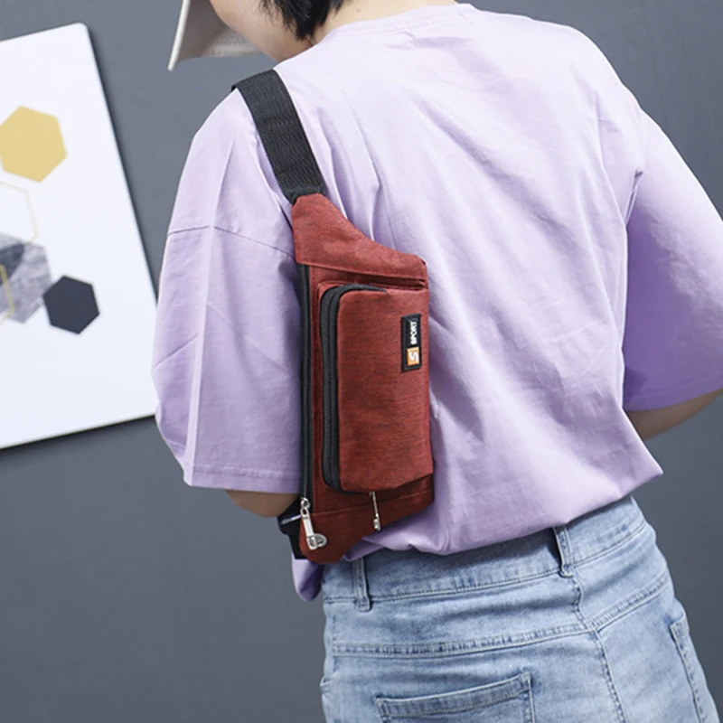 

Women Men Multi-function Pockets Outdoor Sport Leisure Messenger Waist Packs Belt chest Bag fanny pack running kid heuptas