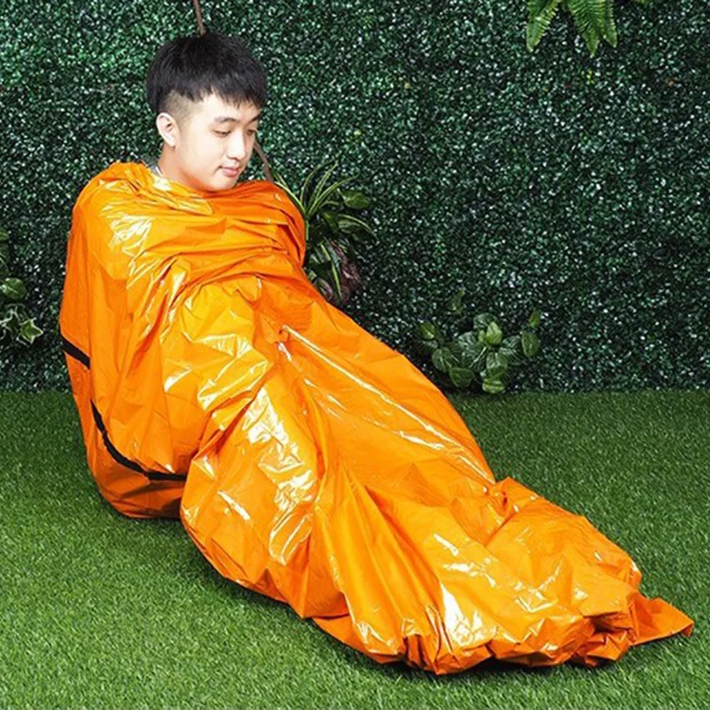 

1pc Sleeping Bag 203 x 91cm Emergency PE Waterproof Outdoor for Hiking Outdoors Winter Camping