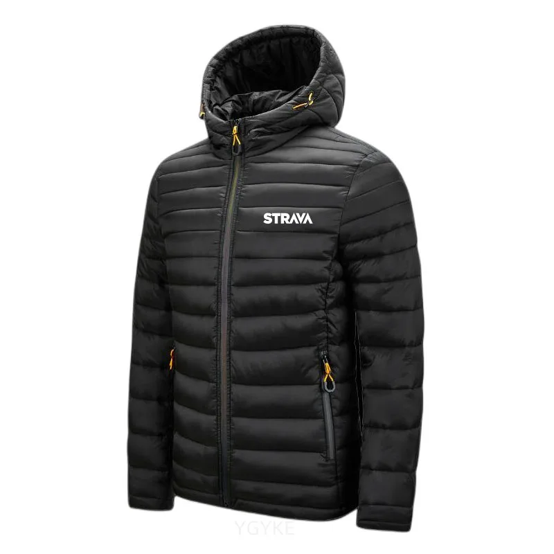 

STRAVA Global Men's Parka Warm Heavy Coat Winter Casual Jacket Men's Street Mountain Biking suit - 6XL