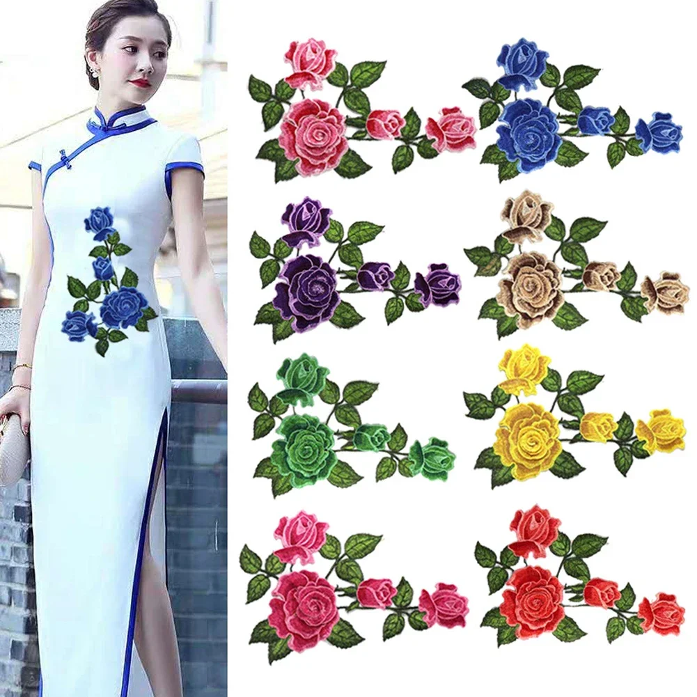 Разноцветная вышивка