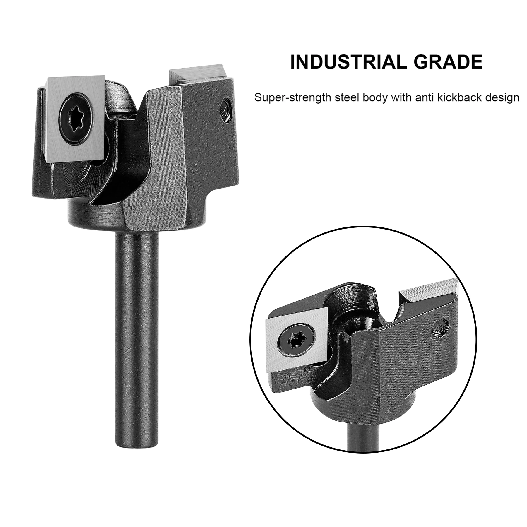 SpeTool 1 шт. ЧПУ катушка Поверхностная фреза с хвостовиком 1/2 дюйма 2-канавка