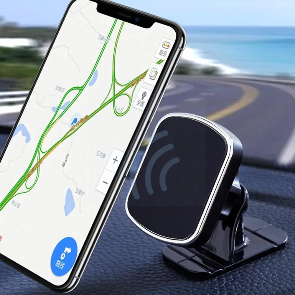 

Автомобильный держатель для телефона с магнитной пластиной, вращающийся на 360 градусов