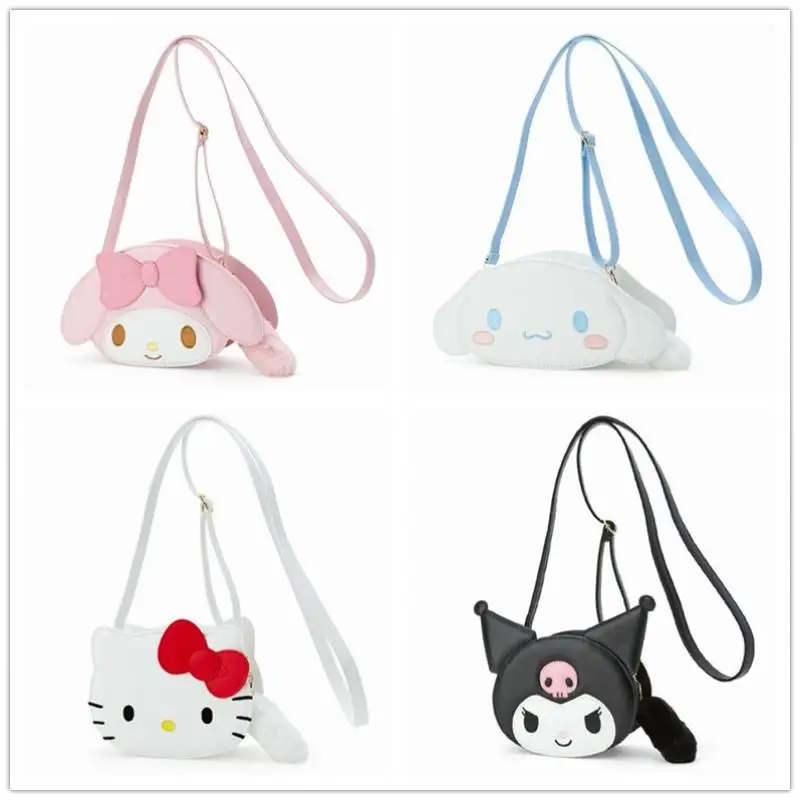 

Cartoon Hellokittys Sanrioed Anime My Melody Cinnamoroll Kuromi Kawaii Cute Messenger Bag Shoulder Bag Girl Birthday Gift