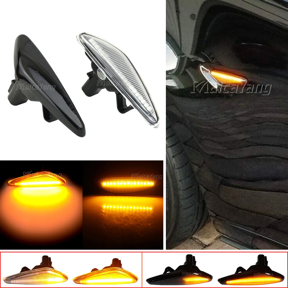 

Dynamic Sequential LED Side Marker Turn Signal Light For Mazda MX-5 RX8 6 Atenza GH 5 Premacy CW Nissan Lafesta Fiat 124 Spider