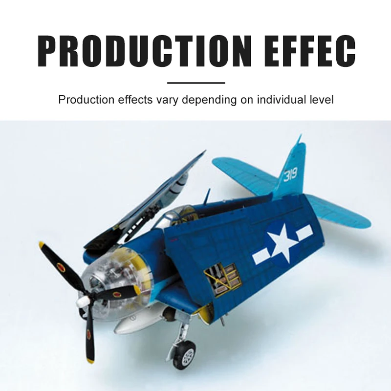 Пластиковый собранный комплект модели самолета Trumpeter TP02258 F6F-3N Hellcat Night Fighter 1/32