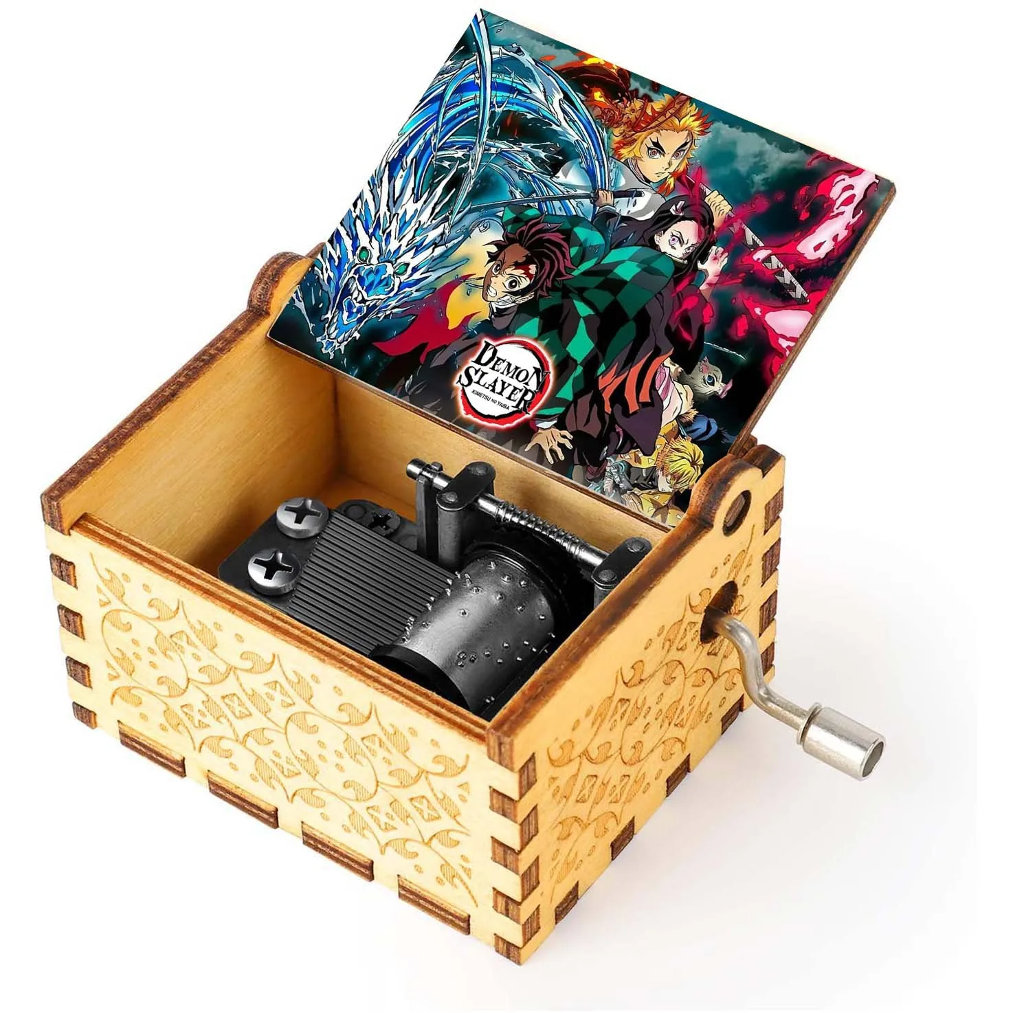 

Деревянная музыкальная шкатулка Kimetsu No Yaiba