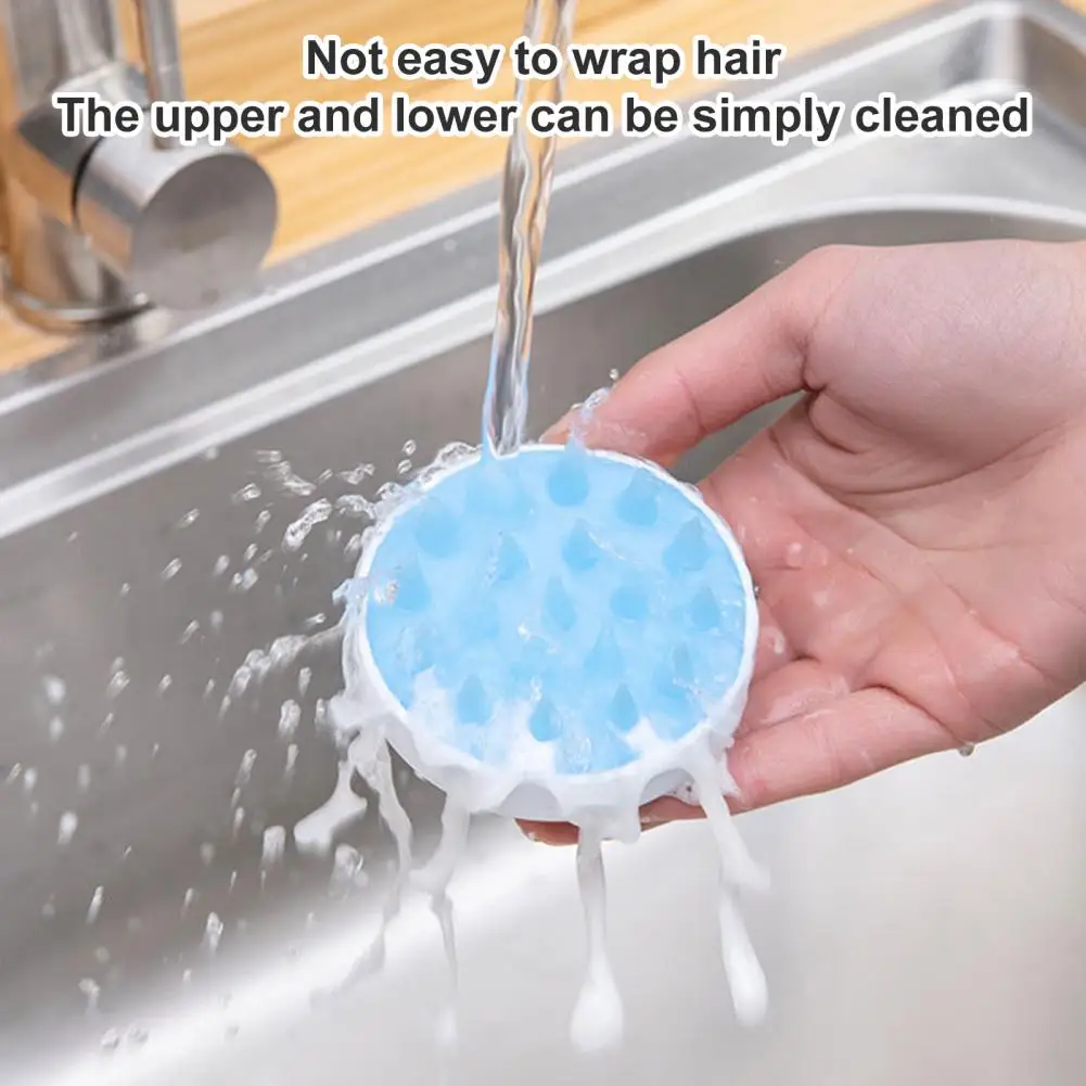 

Good Shampoo Brush Easy to Clean Portable Hair Wash Brush Dry Wet Hair Wash Brush