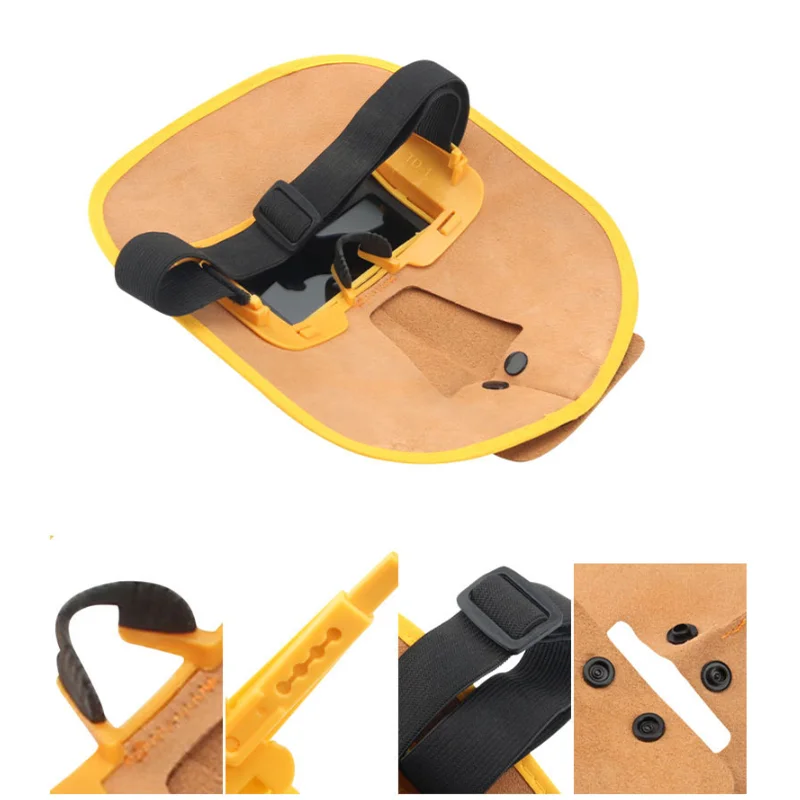 1 шт. Сварочная маска из воловьей кожи с автоматическим затемнением