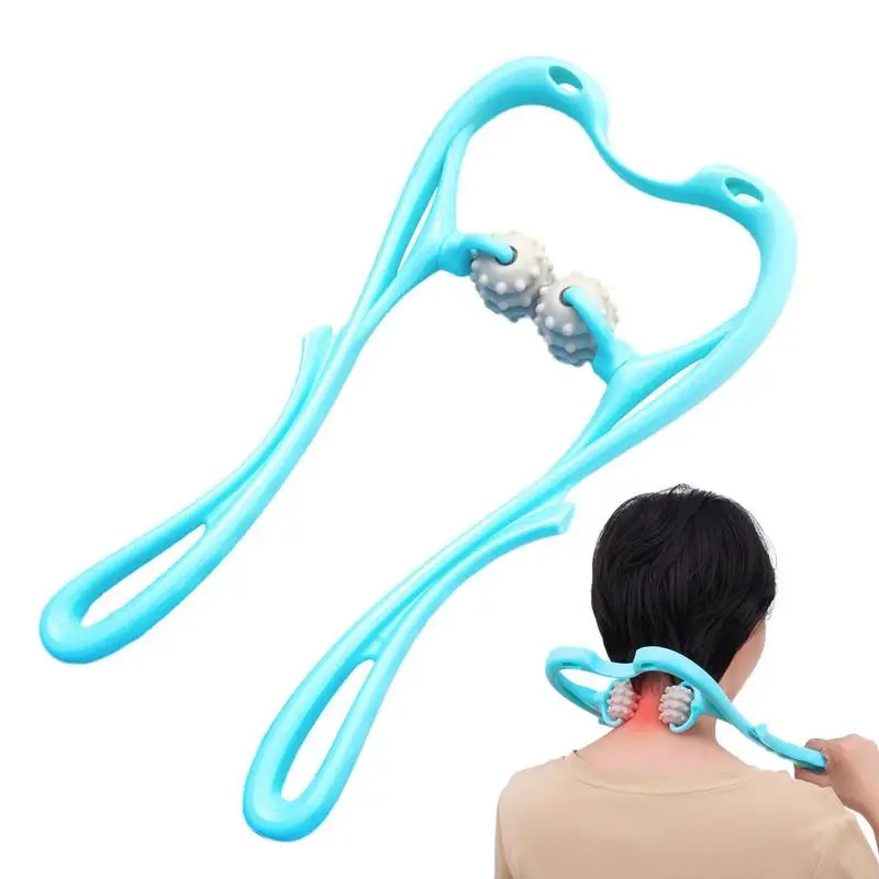

Neck Roller Massager Handheld Deep Tissue Massage Stick Tool Lightweight & Portable Neck Massager Suitable For Neck Hands And