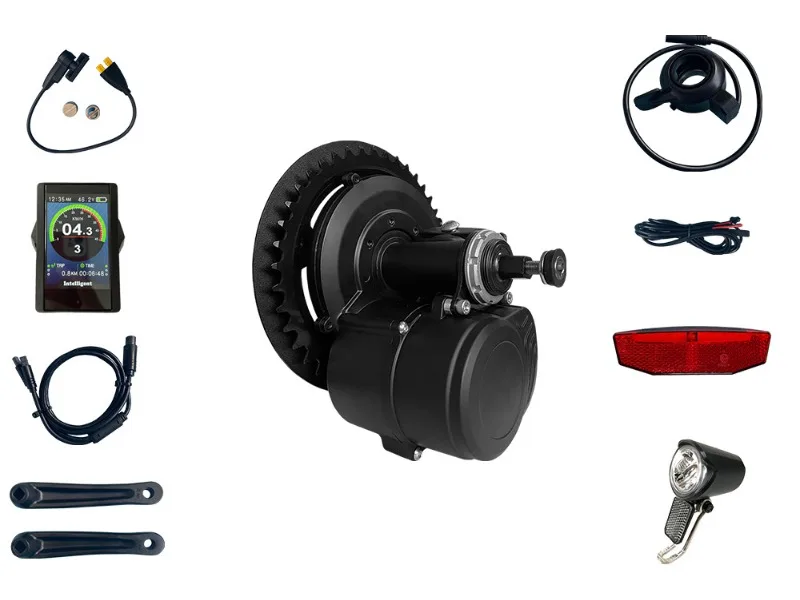 Комплект для ремонта двигателя TSDZ-2-B 3-го поколения 850C с фонарями 250-500 Вт