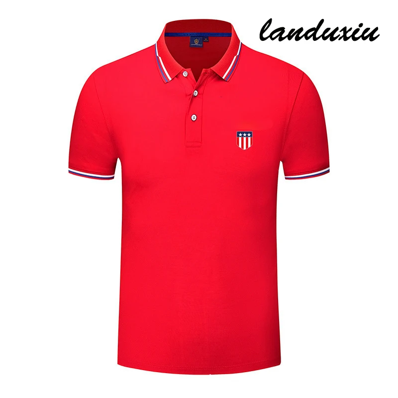

Large Size Quality Tide Brand Polo Shirt Men's Foreign New Printed T-Shirt Casual Brand Short Sleeve landuxiu