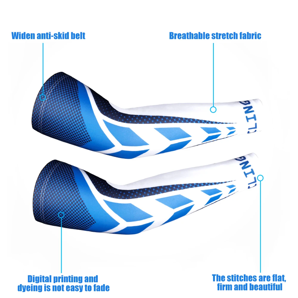 Охлаждающие рукава для мужчин и женщин уличные спортивные с УФ-защитой бега