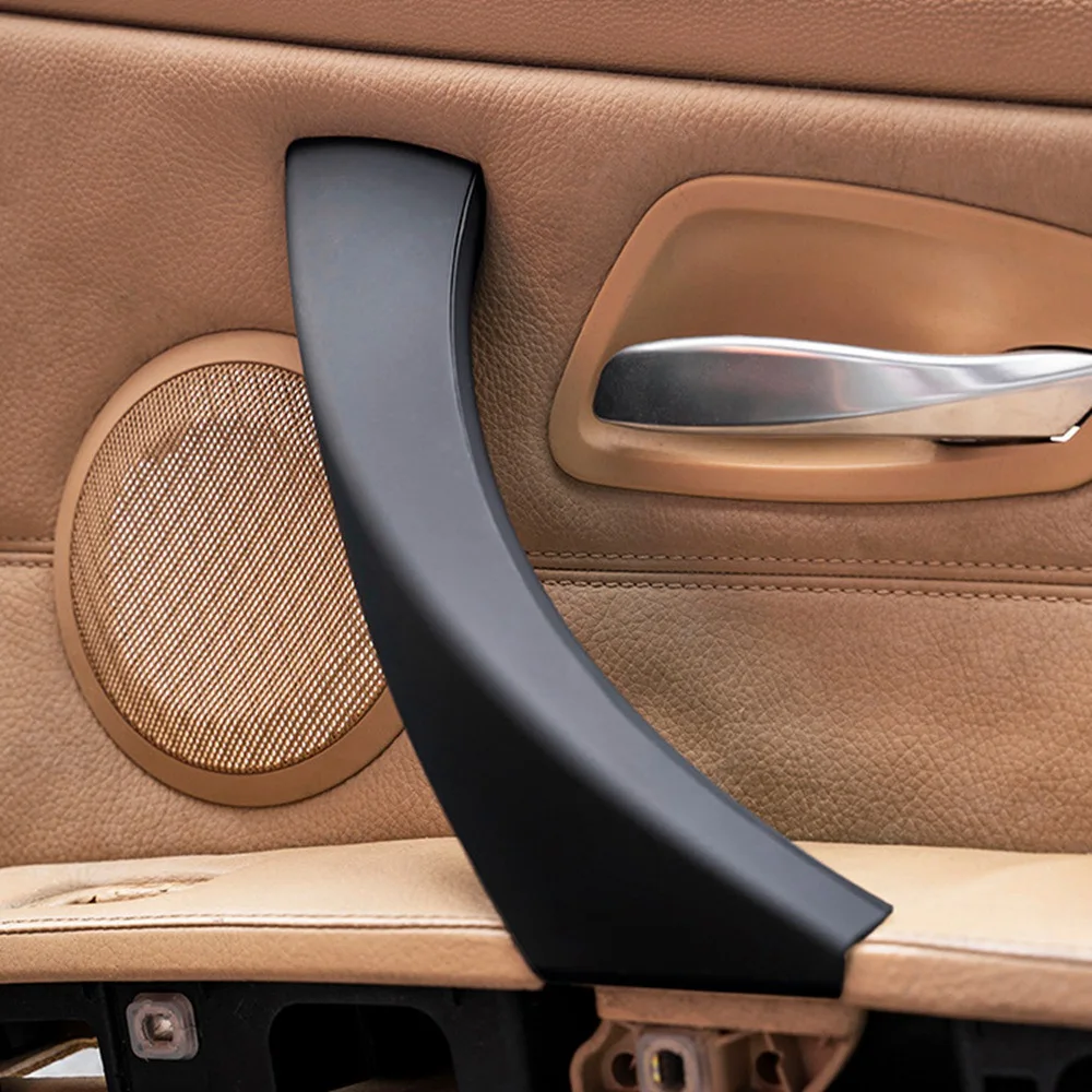 6 шт. бежевая внутренняя дверная ручка автомобиля накладка панели для 3 серии E90 E91