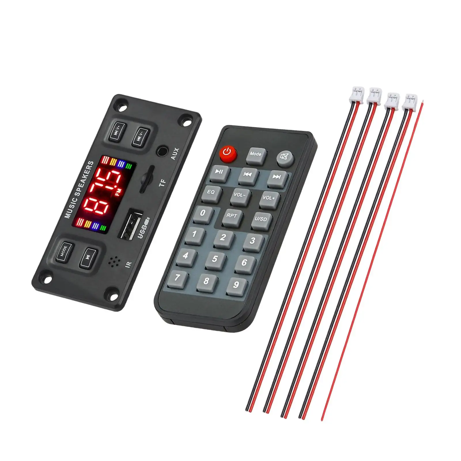 Динамик 2x60 Вт с RC BT 5.0 плата декодирования MP3-плеера для домашнего динамика сделай