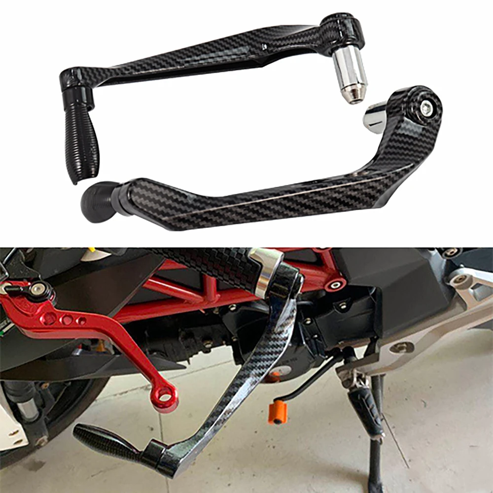 

Motorcycle Handlebar Brake Clutch Levers Protector Guard Handle Bar Moto Parts Bike Universal CNC Aluminum