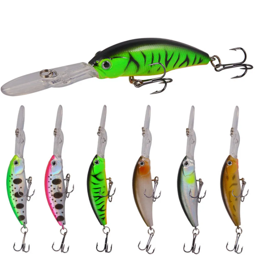 

Minnow Fishing Lures Whopper Crankbait Weights 7g Topwater Lure Saltwater Lures Trolling Lure Isca Artificial Fake Fishing Lure