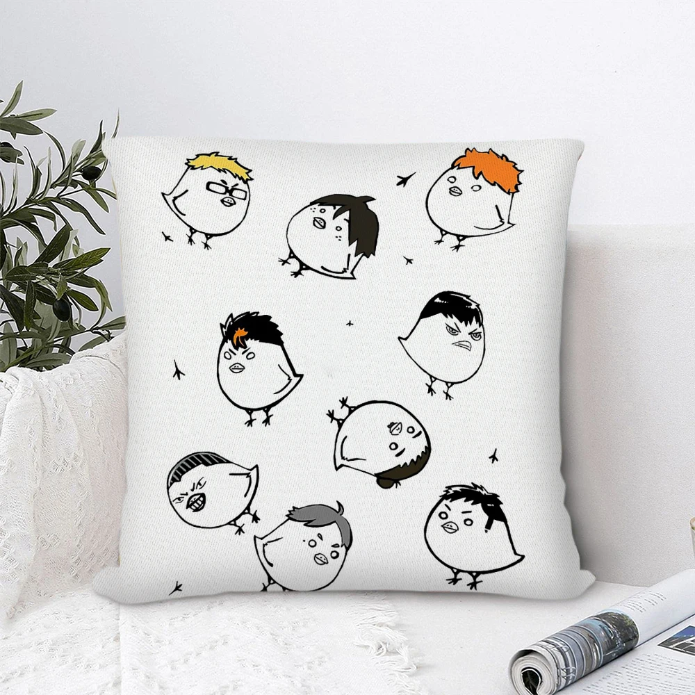 

Karasuno Crows Polyester Pillow Cover Decorative Pillows for Sofa Bedroom Pillow Cases Home Decor Cushion Covers 45*45cm