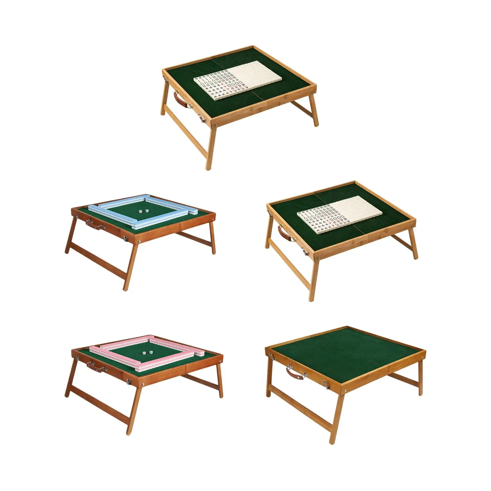 

Miniature Mahjong Game Set Mahjong Table Entertainment for Picnic