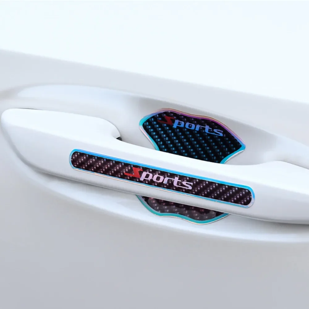 8 шт. дверная чаша автомобиля ручка защитная наклейка дверное зеркало заднего