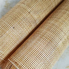 60cm Wide Natural Real Rattan Wicker Indonesian Checkered Cane Webbing Roll Wardrobe Shoe Cabinet Accessories