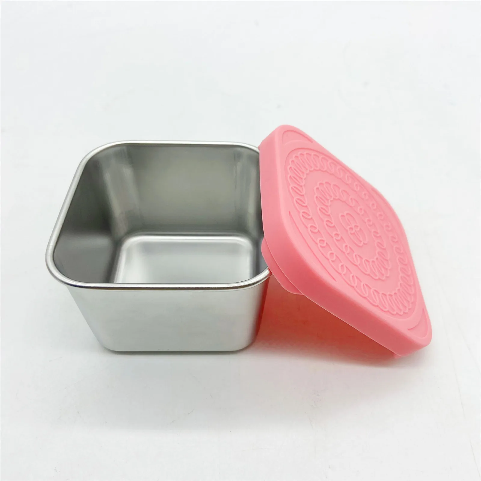 

Стальные чашки для соуса с крышками